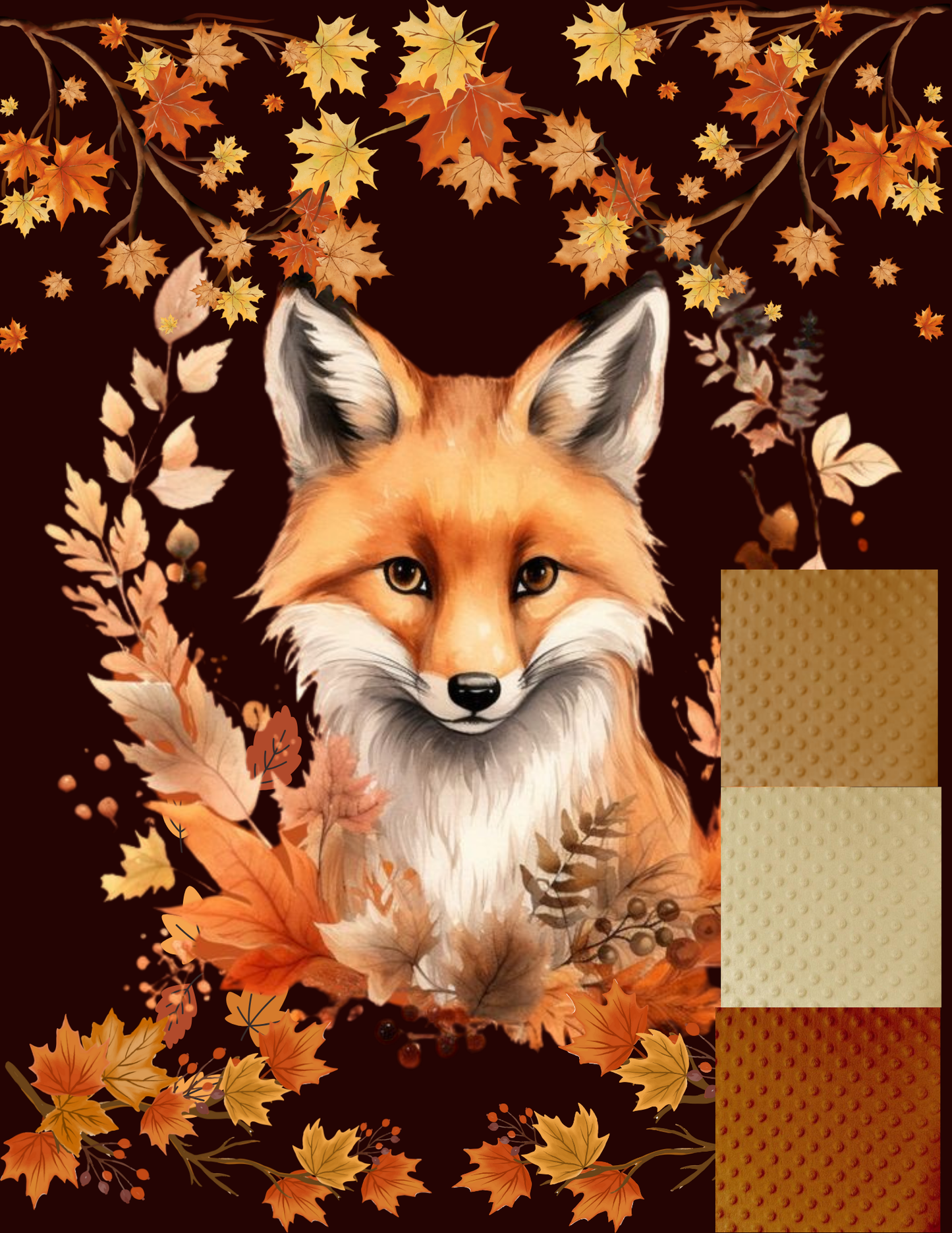 Couveture Renard d’Automne Bulles🍁