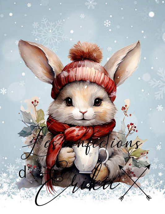 Couverture Lapin Hivernal